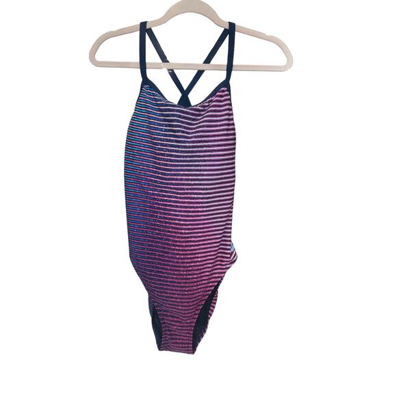 New ~ TYR ~ Flux Diamond Controlfit One-Piece Swimsuit Size 16 - Picture 4 of 12